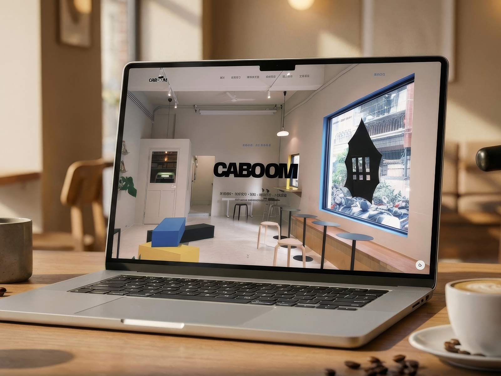 CABOOM coffee Website Design